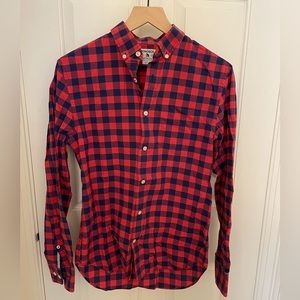 Bonobos Men’s Gingham Checkered Button Up Shirt - Men’s XS